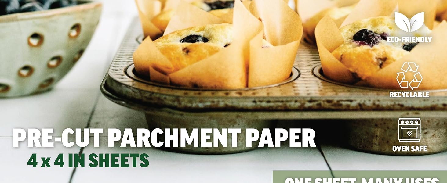pre cut parchment paper
