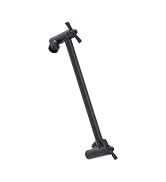 Shower Head Extension Arm by JS Jackson Supplies, Adjustable 10 Inch Showerhead Extender, Solid B...