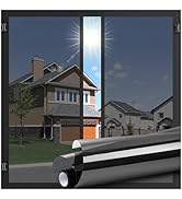 LUTE Window Privacy Film One Way Window Tint for Home, Removable Sun Blocking Anti UV Solar Heat ...