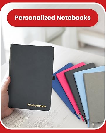 Promot journaling notebooks notebooks college ruled leather journal notebook for note taking