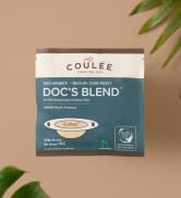 Coulée EcoPour Doc's Blend Coffee, Single Serve Arabic Coffee, Dark Roast, Use for Camping or Tra...