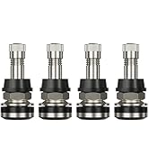 CKAuto 4 Pieces TR416 High Performance Metal Valve Stems | Clamp-in Valve Stems with Heavy Duty R...