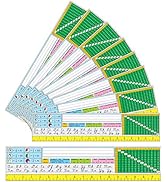 Carson Dellosa Education 36PC Modern Cursive Name Plate for Desk, Nametags with Alphabet, Ruler, ...