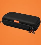 Small Hard Shell Zipper Case, Universal Protective Electronic Carrying Case | Black Portable Smal...