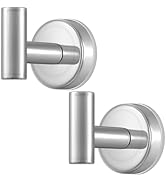 VINHOLD Suction Cup Hooks for Shower, Shower Hooks for Hanging Towels, Robes, Bath Balls, Stainle...