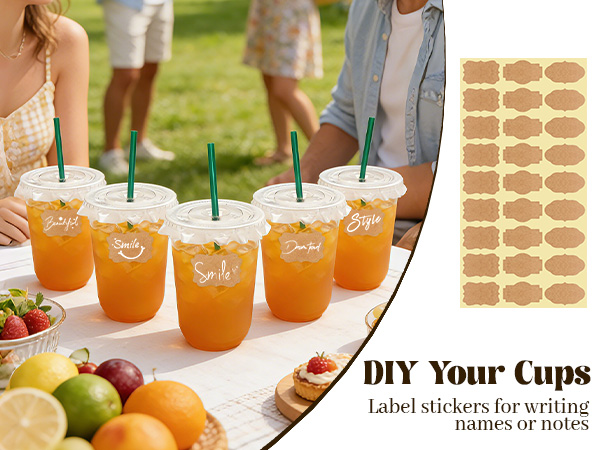 disposable iced coffee cups with lids