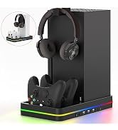 Dual Cooling Fan and Cooling Stand for Xbox Series X/S Console/Controller,Xbox Dual Controller Ch...