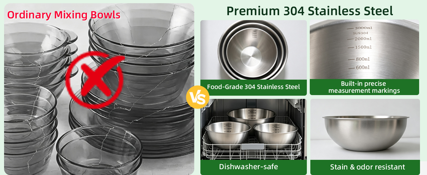 Premium 304 stainless steel