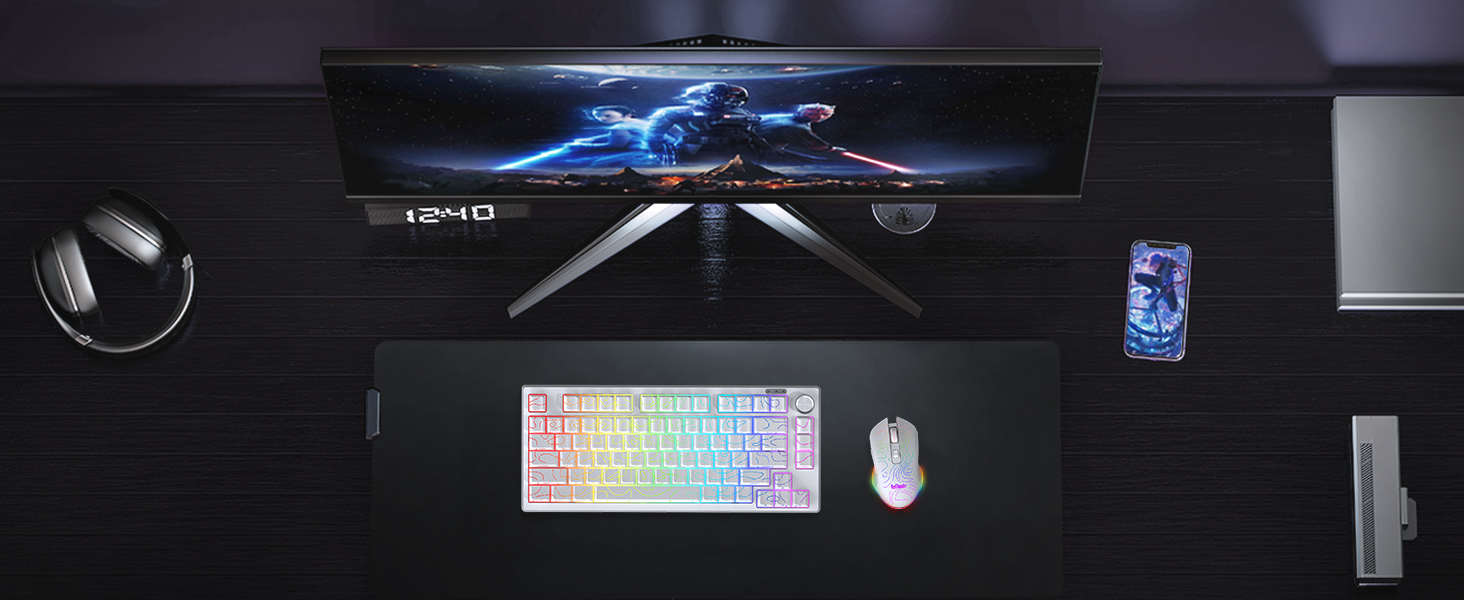 wireless keyboard mouse combo