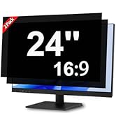 J J-Dream 24 Inch Privacy Screen for Computer Monitor Blue Light Screen Protector Anti Glare Anti...