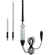 ALLOSUN Automotive Wire Piercing DC Voltage Circuit 6V / 12V Hook Probe Tester 59 Inch Cord with ...