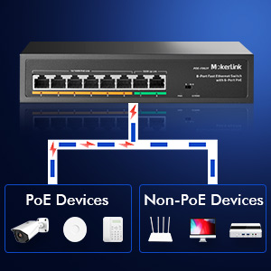 8 port fast ethernet switch