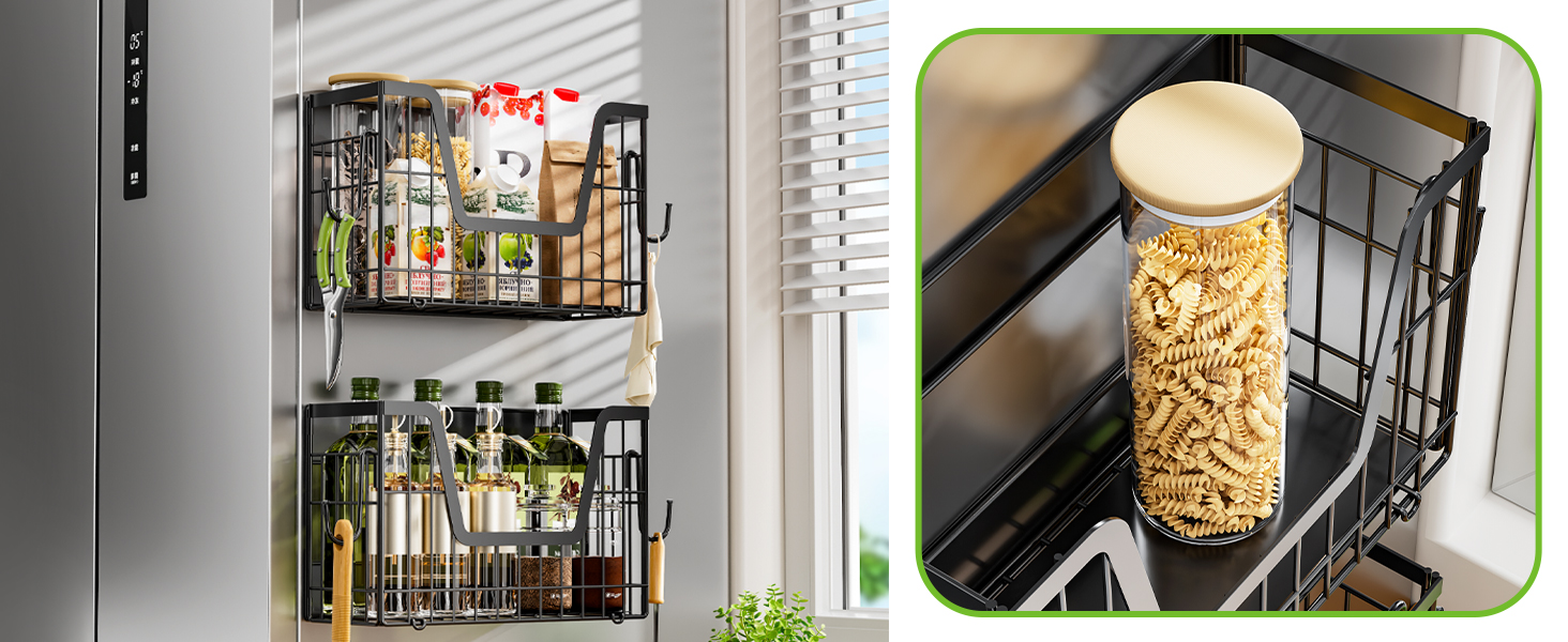 Magnetic Spice Rack for Refrigerator