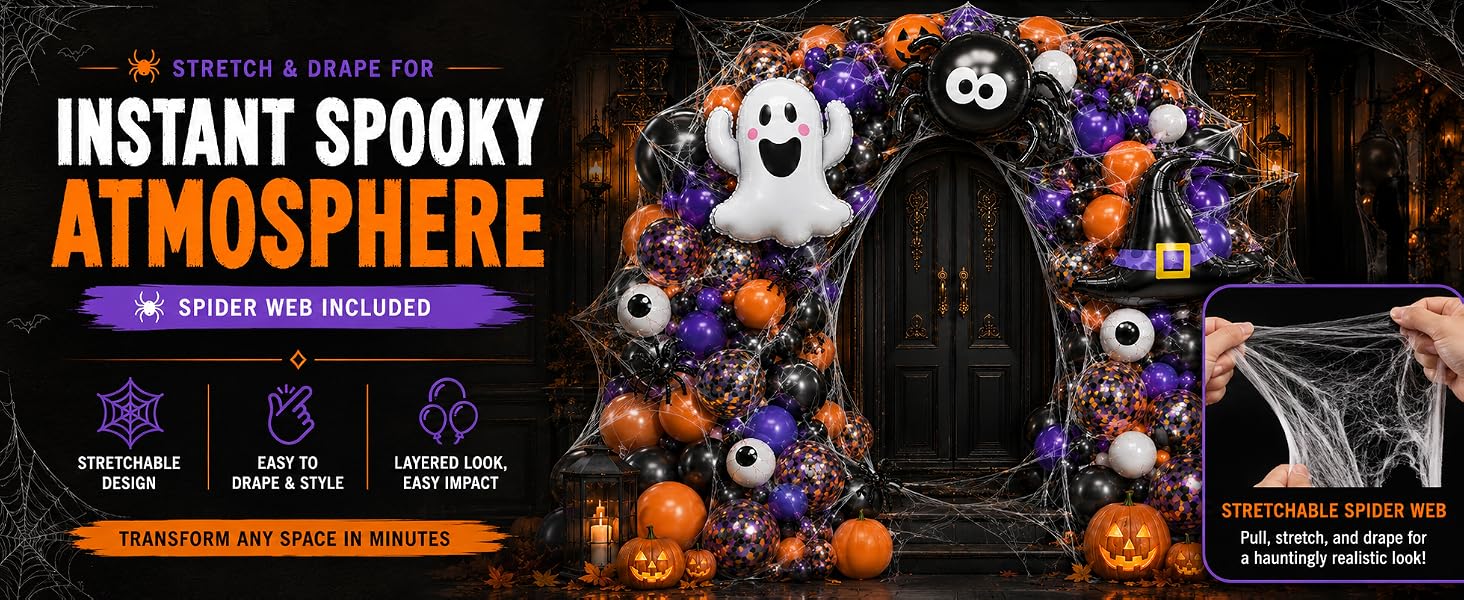 Halloween Balloon Arch