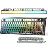 ATTACK SHARK R98 HE Wired RT 8K Mechanical RGB Gaming Keyboard-Moonlight | 0.005mm Accuracy,0.08M...