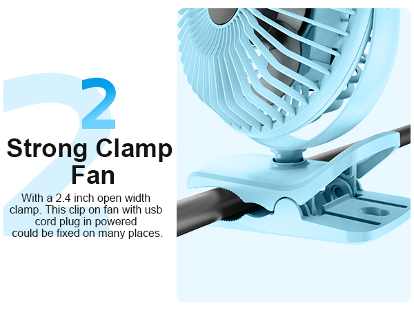 strong clamp fan