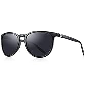 MERRY'S Polarized Sunglasses for Women Men Vintage Retro Classic Round Frame Aluminum Legs S8288 ...