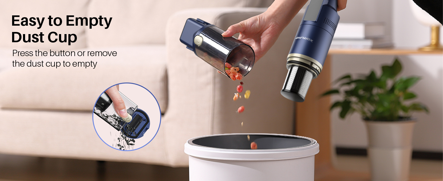 Hand Vacuum Cordless Rechargeable