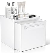 TAINESS Disposable Face Towel Storage Box Compatible with Clean Skin Club Clean Towel XL Acrylic ...