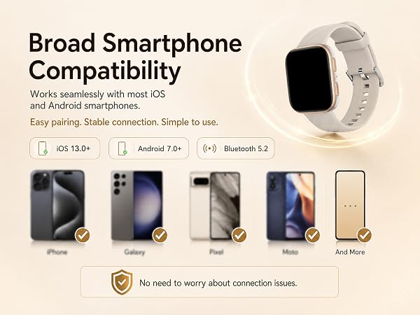 smart watch compatible with ios android