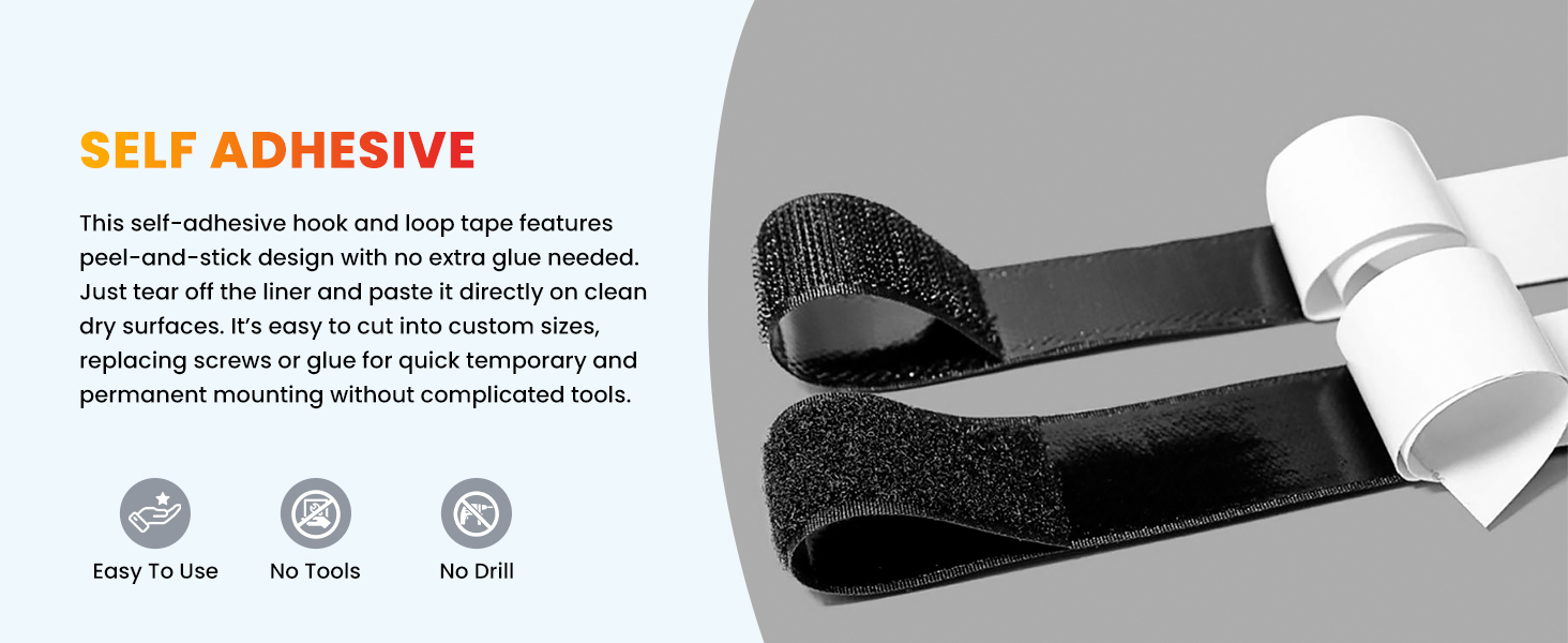 Adhesive Hook Loop Tapes