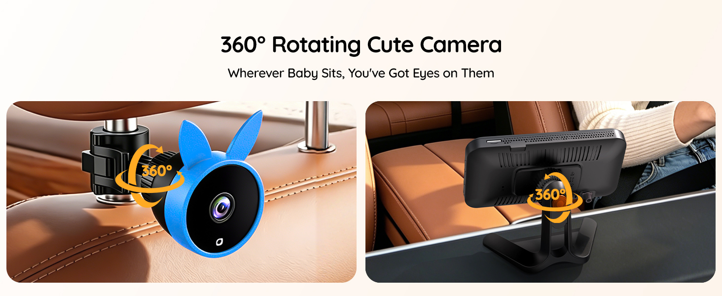 Babyvue USB Baby Car Camera Backseat Camera