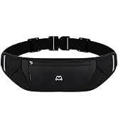 Simptech Running Belt Bag - Lightweight Reflective Waist Fanny Pack for Men Women, Quick-Dry 3-Po...