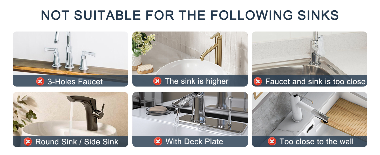 sink backsplash guard for behind faucet