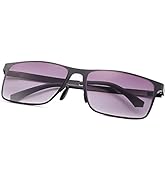 MIRYEA Full Lens Reading Glasses UV Protection Spring Hinge Sunglasses Anti Blue Light Sun Reader...