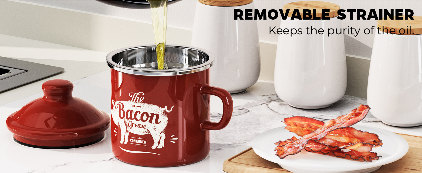 Mini Bacon Grease Container