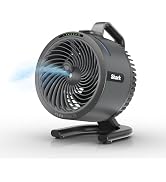 Shark FlexBreeze HydroGo Pro Portable Misting Fan, Graphite, FA056 | Corded/Cordless, Indoor + Ou...