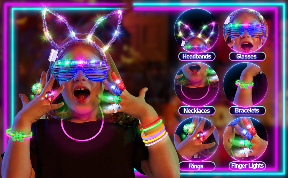 light up party favors