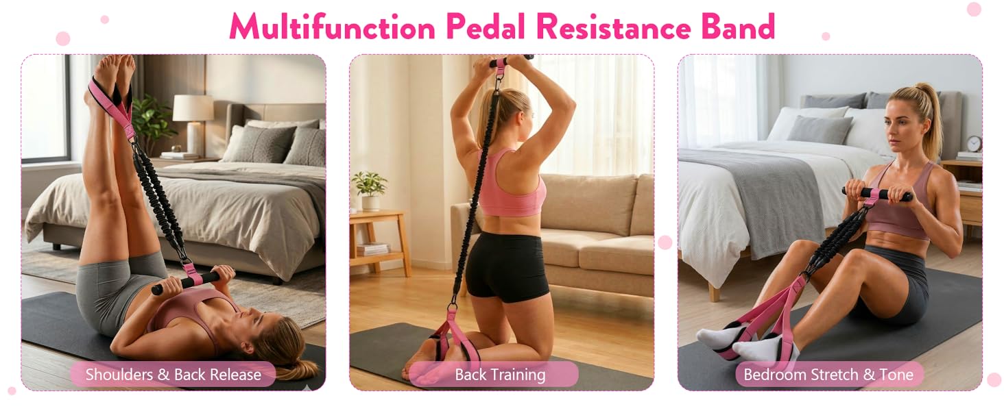 multi function pedal resistance band