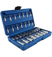 ABN Hex Socket Set - 32Pc Universal SAE and Metric Allen Socket Set Hex Bit Socket Set, 5/64 to 3...