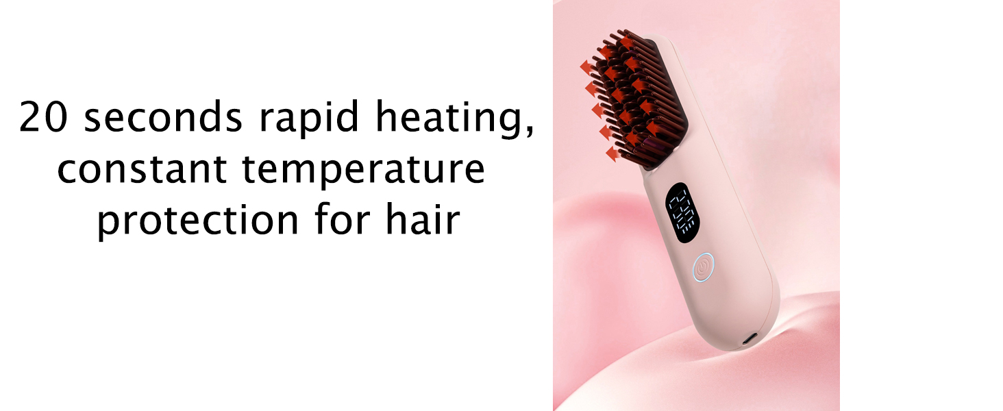 Porta Cordless Hair Straightener Brush