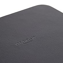 bottom of valet tray with company logo