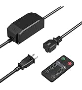 BroadLink Outdoor Dimmer for String Lights 240W with RF Remote Control Plug in Waterproof Brightn...