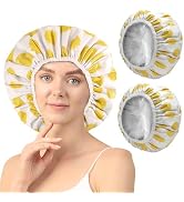 2 Pieces Heat Cap For Deep Conditioning,Hot Cap And Shower Cap Two Uses,Hair Dyeing And Hot Oil T...
