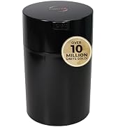 COFFEEVAC 1 LB Airtight Coffee Bean Storage Container, Patented Vacuum Seal, Coffee Grounds Conta...