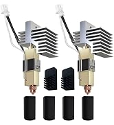 Upgraded 2Pcs Copper Centauri Carbon Hotend Kit with 0.4MM/0.6MM Copper-Steel Nozzle for Elegoo C...