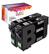ejet Remanufactured Ink Cartridge Replacement for Epson 220 XL 220XL T220XL Used for WF-2750 WF-2...