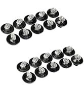 Rosojodg 20Pcs Black Aquarium Suction Cup, Cup Holder Sucker Tube Sucker Clear Airline Tube Clips...