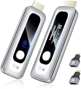 Wireless HDMI Transmitter and Receiver 328FT/100M Real-Time LCD Display | Plug&Play,Dynamic LCD S...