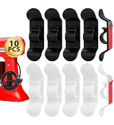 Jeymei Cord Organizer for Kitchen Appliances 10Pcs Black&White Cord Winder Cord Keeper Wrapper Ki...
