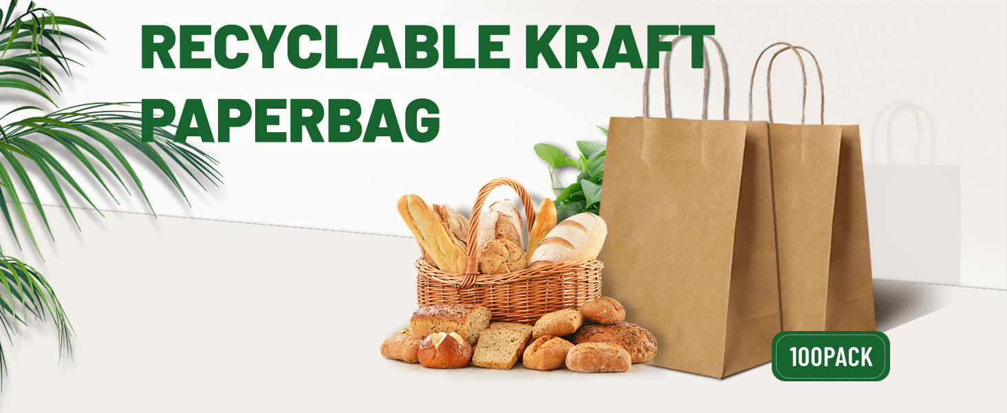 kraft gift bags