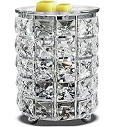 Wrought Iron Crystal Wax Melt Warmer Electric Oil Burner Wax Melt For Home, Kitchen, Living Room,...