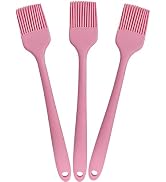 Pink Silicone Pastry Basting Brush - Food Grade BPA Free, Heat Resistant Up to 660°F/315°C, Dishw...