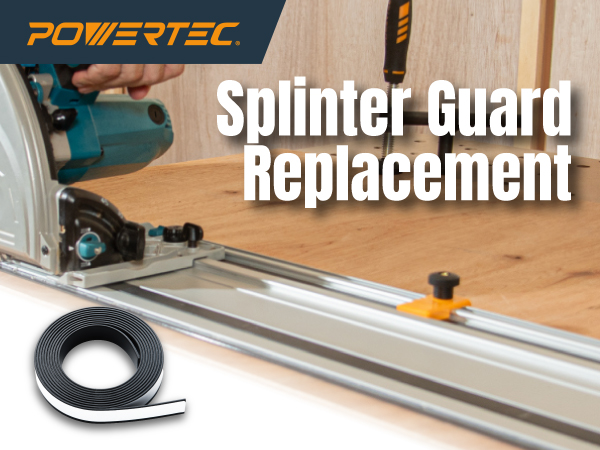 splinter guard replacement strip track saw guide rail rubber edge anti chip adhesive Festool Makita