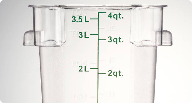 curta 4 pack 2 quarts food containers