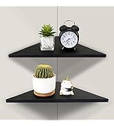 evron Corner Mounting Shelf,Easy to Install Wall Corner Shelf,Aluminum Material Shelves with Bend...